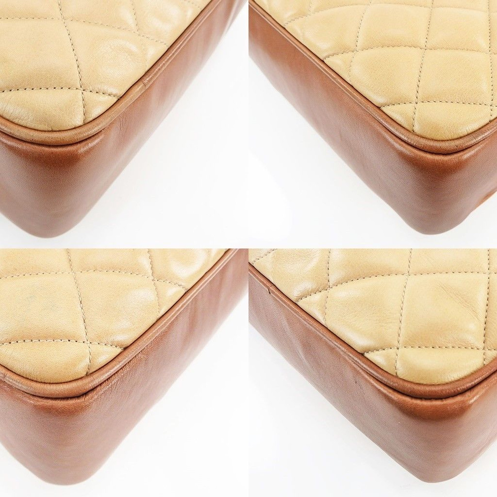 Chanel Timeless Leather Gold Chain Shoulder Beige - Picture 6 of 8